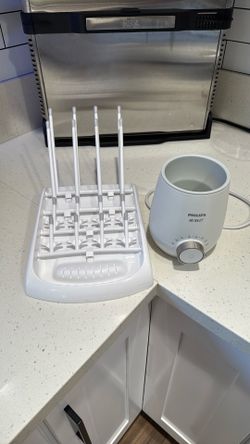 Baby Bottle Warmer And Bottle Rack