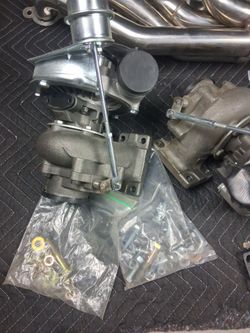 Twin turbos and parts as is