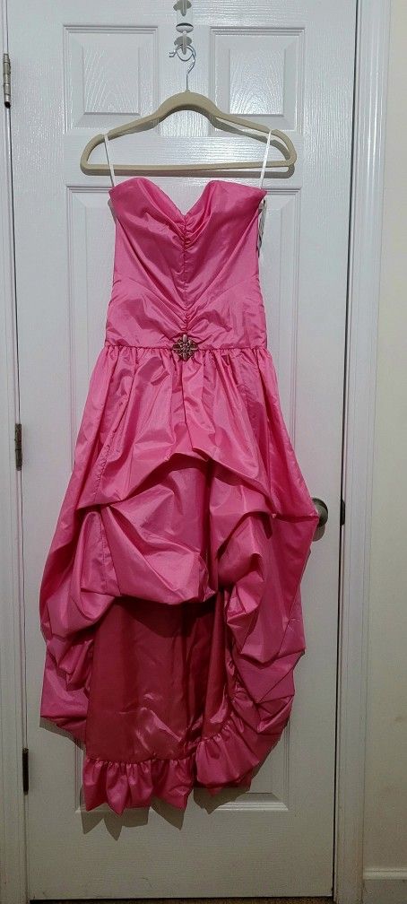 open lace back dress Eighties Cocktail or Prom Dress  Rusty Zipper Vintage Clothing