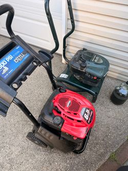 Two power washers