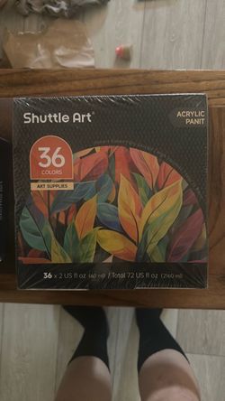 Shuttle Art 36-Color Acrylic Paint Set