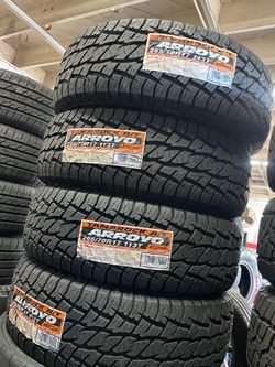265/70/R17 marca ARROYO las 4 llantas nuevas instaladas y balanceadas