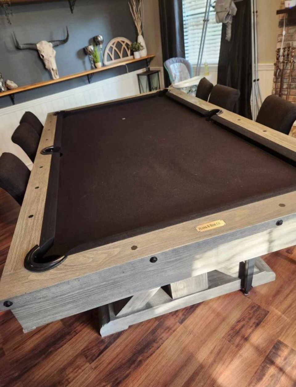 8ft Pool Table And Dining Room Table