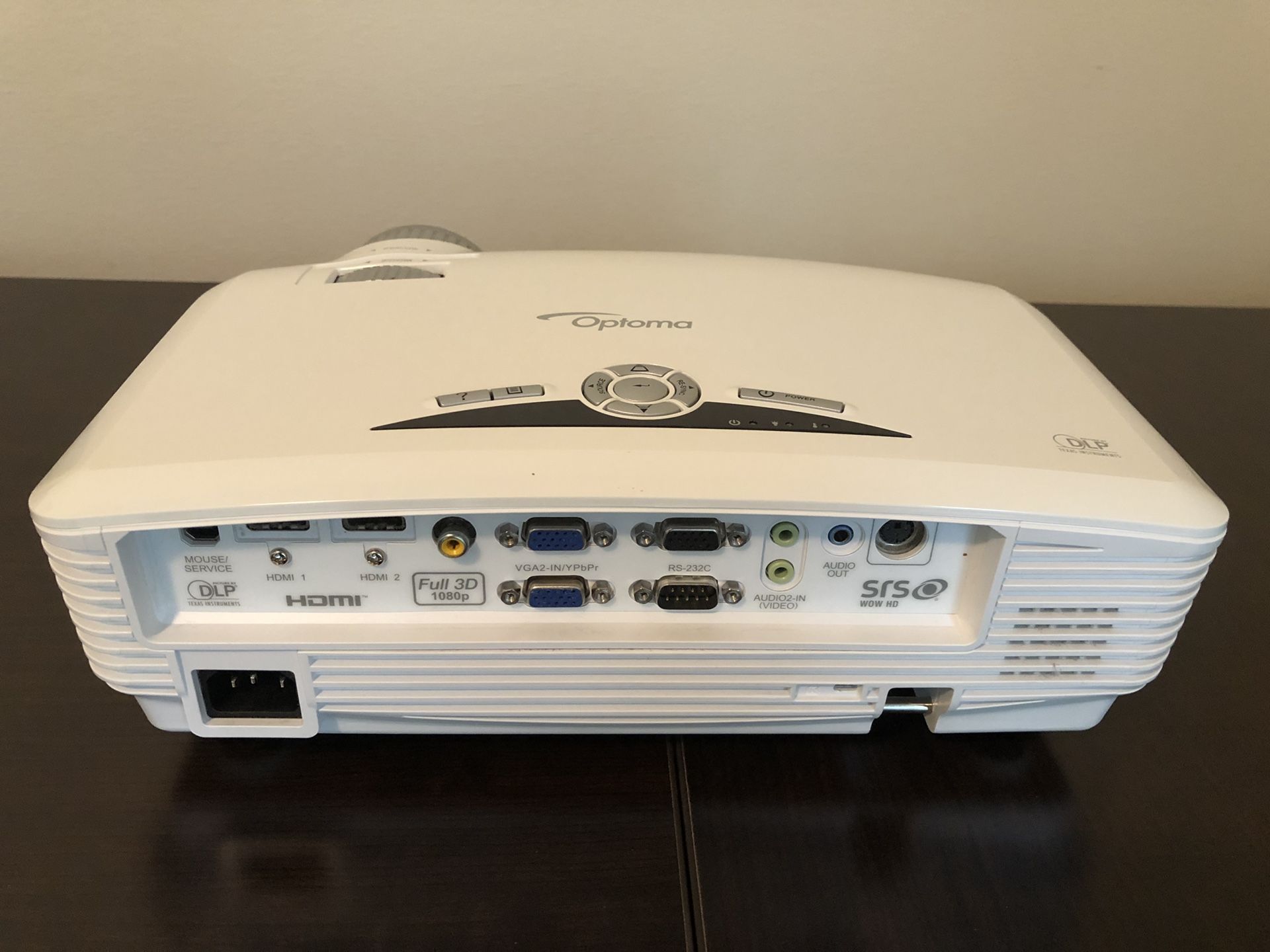 Optoma HD25-LV HD 1080p DLP 3D Home Theater Projector for Sale in