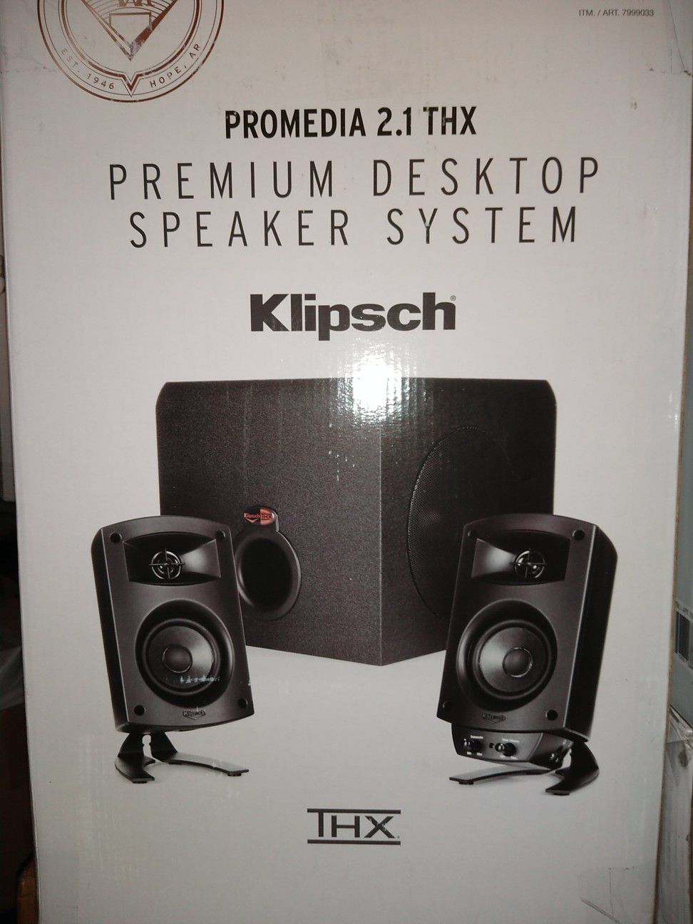 Klipsch Pro Media 2.1 desktop speakers