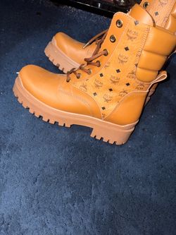 MCM Visetos Boots in Calfskin