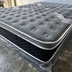 Queen Oasis Thermal Comfort Europillow Top 12inch Mattress!!