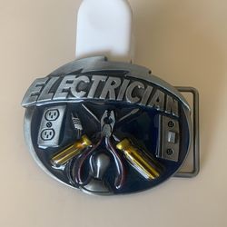 New Electrician Belt Buckle