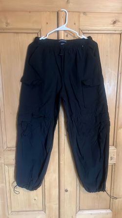 Black cargo pants