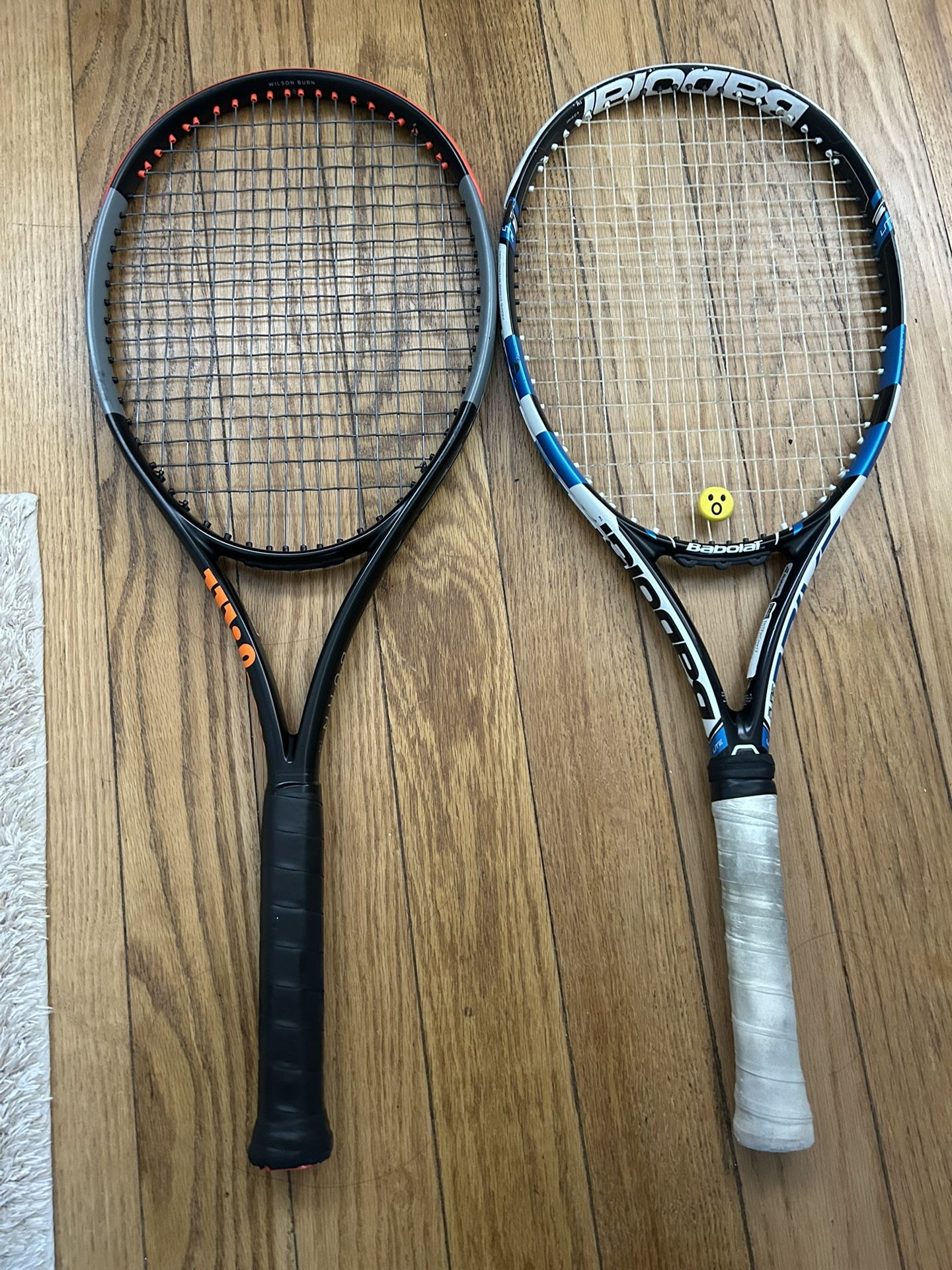 Babolat And Wilson Tennis Rackets 