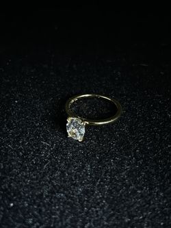 14k gold plated (cz) ring