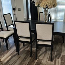 Table and six chairs Dale. Moving!