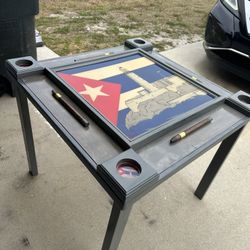 Ray Ray Custom-Made Dominoes Table