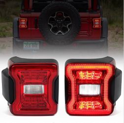 Taillights Assembly for Jeep Wrangler JL 2018-2024 Only for Rubicon