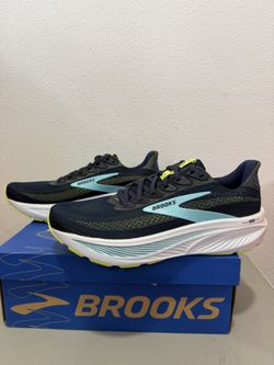 Brooks Ghost 17 Peacoat Lime Blue 110442-1D-414