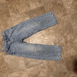 Zara Denim Jeans, Girls Size 7 / Adjustable