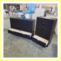Five drawers dresser and Eight drawers dresser