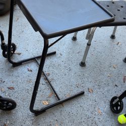 Adjustable Folding TV Tray Table