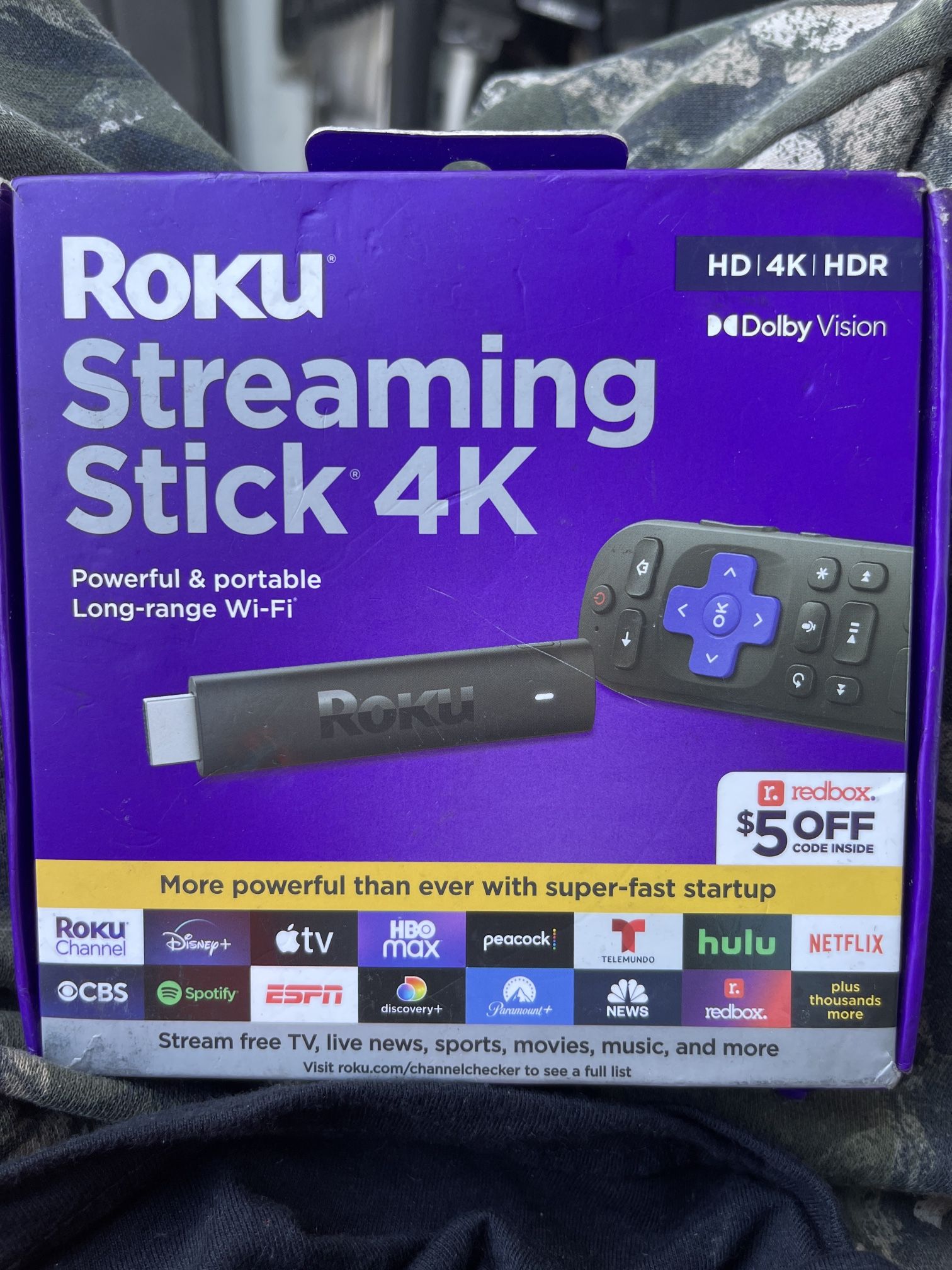 Roku streaming stick 4K