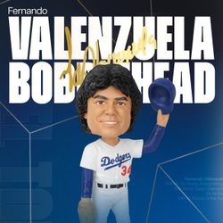 Dodgers Vs Brewers Sat July 19 Fernando Valenzuela Bobblehead 
