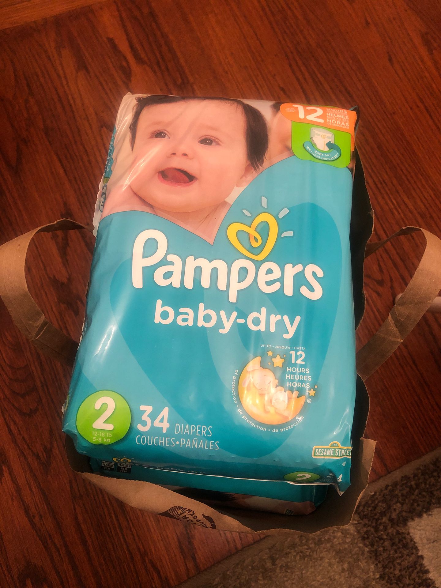 Pampers baby dry size 2