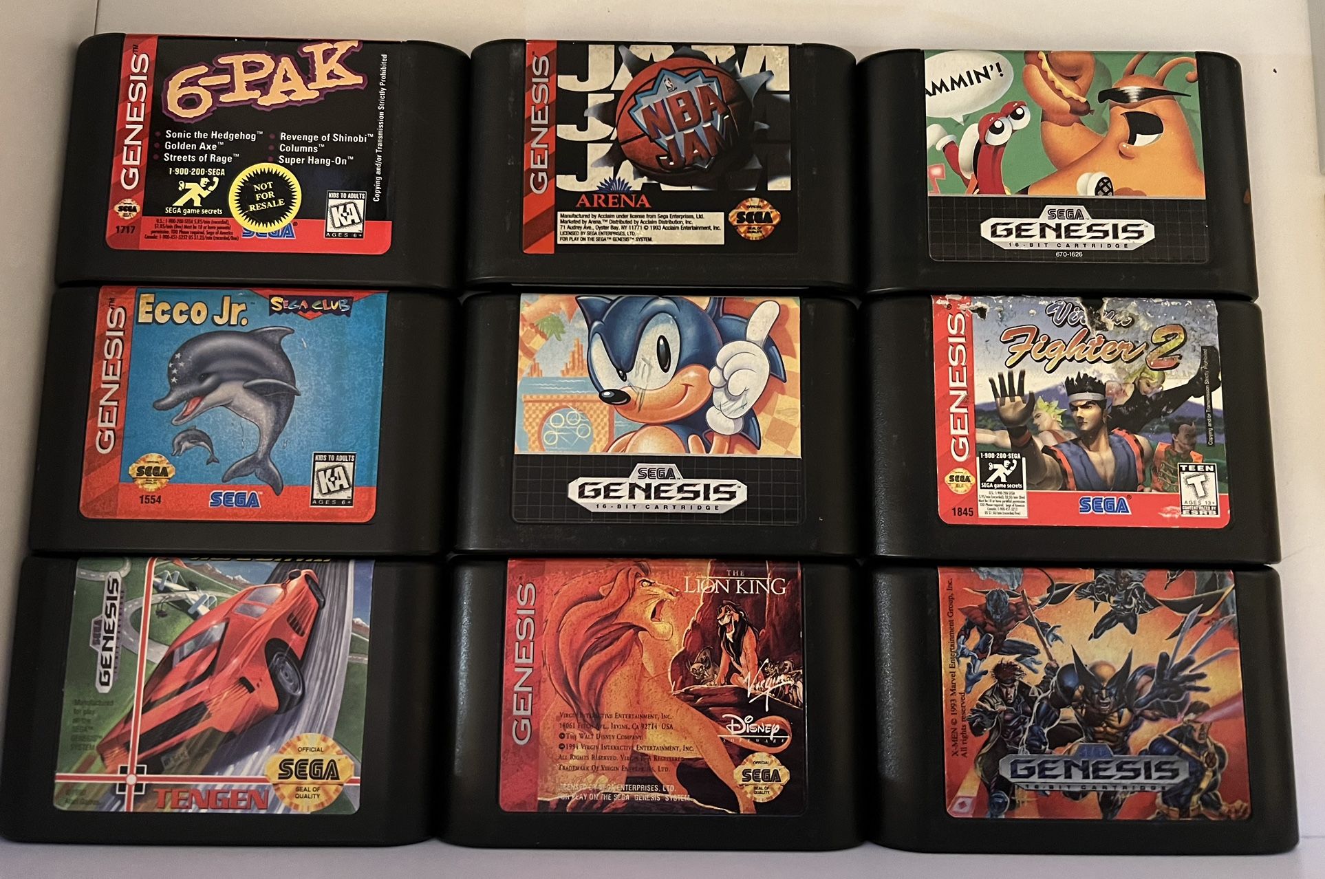 Sega Genesis Games (See Description for Prices)