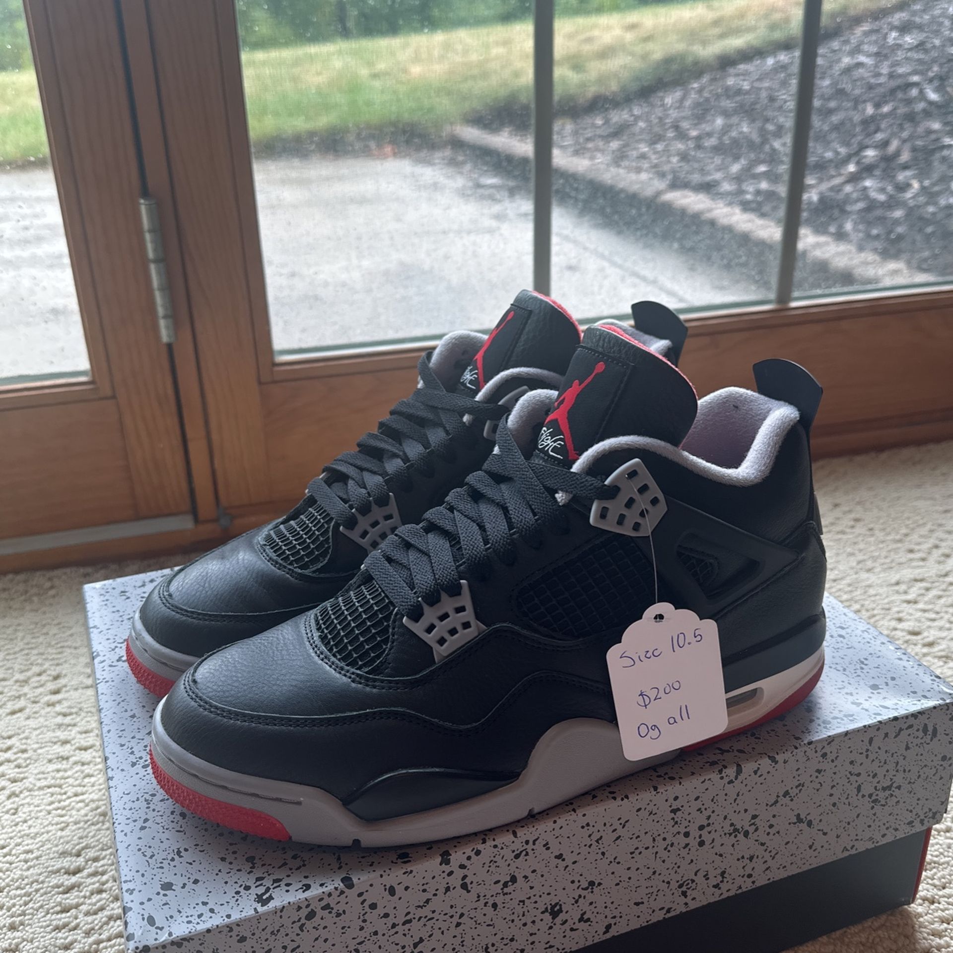 Air Jordan 4 Bred Reimagined