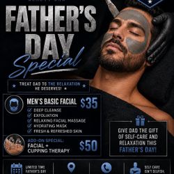 Father’s Day facials!!