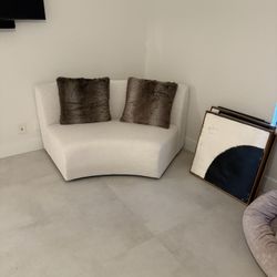 Armless Small Loveseat 