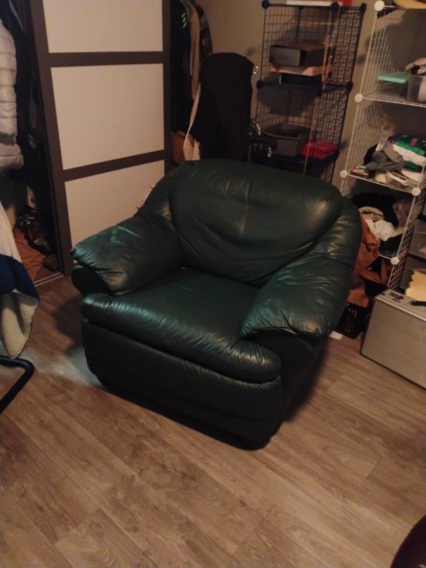 Leather Oversized Chair