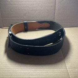Vintage police leather belt