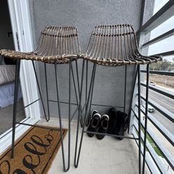 Bar Stools - Outdoor-metal Legs