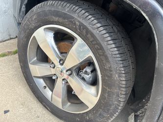Jeep wheels brand new all 4 got a spare new also I’ll throw in or tradee