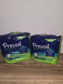 Prevail Daily Underwear – XX-Large – 12 ct (x2) NEW Sealed