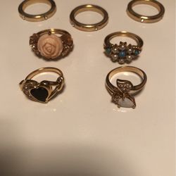 Vintage  Avon  Rings, 