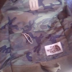 Northface Camo Padded Backpack