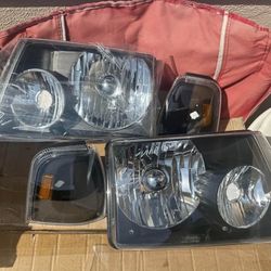 01-11 Ford Ranger Headlights Faros Calaveras Micas Luces 