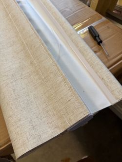 Lazshades cordless drill-less Roman shades