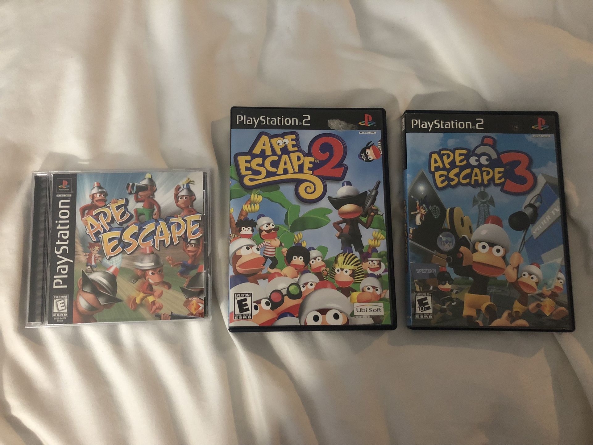Ape Escape 1, 2, 3 Ps2