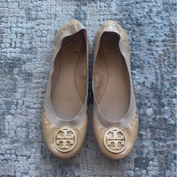 Tory Burch Patent Flat Size 9.5 Womens