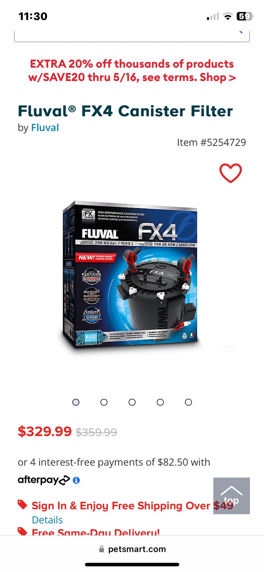 Fluval FX4 Filter 