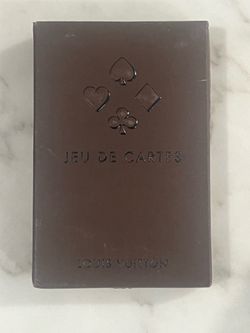 Louis Vuitton playing cards