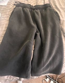Pacsun ultra baggy washed black  shorts