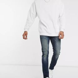 Levi's Mens 510 Skinny Fit Stretch Medium Wash Jeans - 34/30