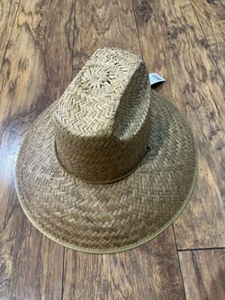 Straw lifeguard Style Hat, NWT 