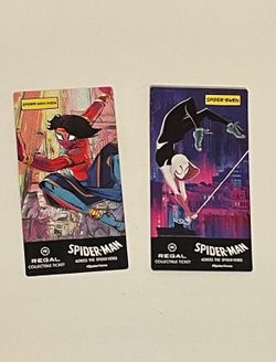 Spider Man Across The Spider Verse 2 Double Sided Collectible Tickets 
