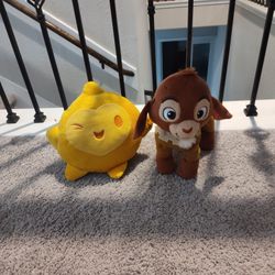 Disney Star and goat stuffed animal from wish