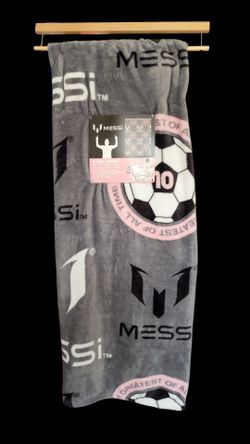 Messi Plush Throw 50x70in