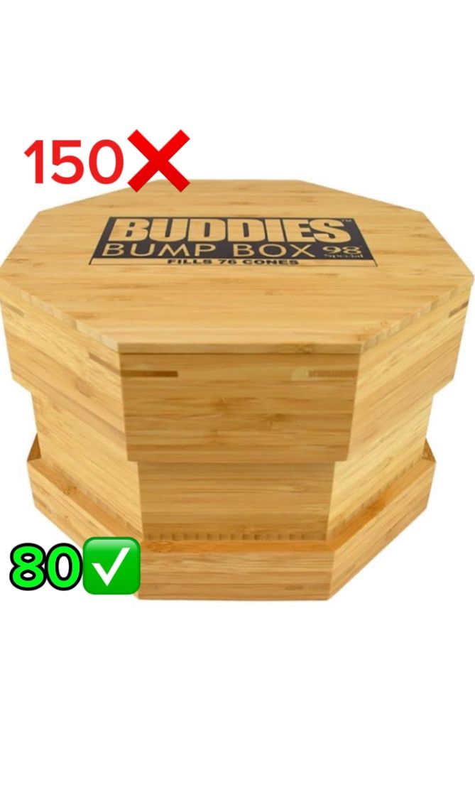 Buddies Wooden Bump Box - Fills 76 Cones at Once - Only for 98 Special Size Cones