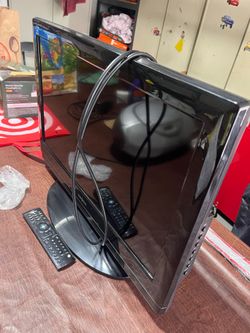 27” TV with cd disk